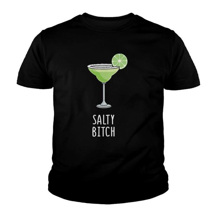 Womens Salty Bitch Cinco De Mayo Margarita Mom Youth T-shirt