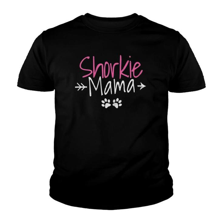 Womens Shorkie Mama Youth T-shirt