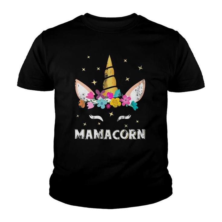 Womens Unicorn Mother V-Neck Youth T-shirt