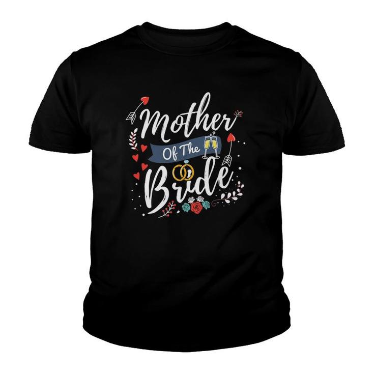 Womens Wedding Bridal Party Gifts For Mom Cute Mother Of The Bride Youth T-shirt