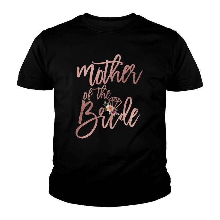 Womens Wedding Shower Gift For Mom From Bride Mother Of The Bride Youth T-shirt