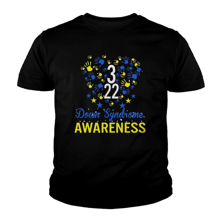 World Down Syndrome Awareness Costume March 22 Gift Teacher Youth T-shirt