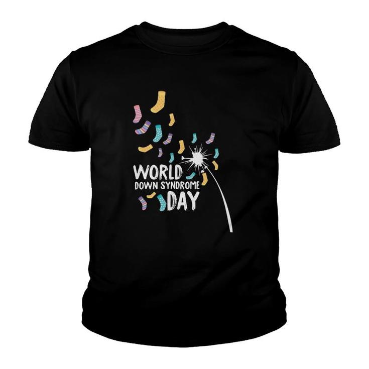 World Down Syndrome Day Awareness Mom Dad Toddler Kids Gift Youth T-shirt