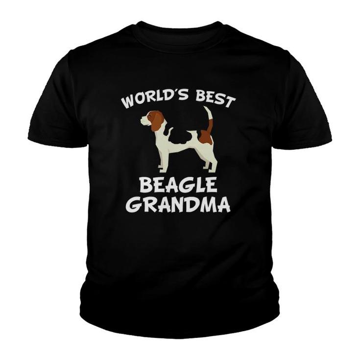 World's Best Beagle Grandma Gift Youth T-shirt