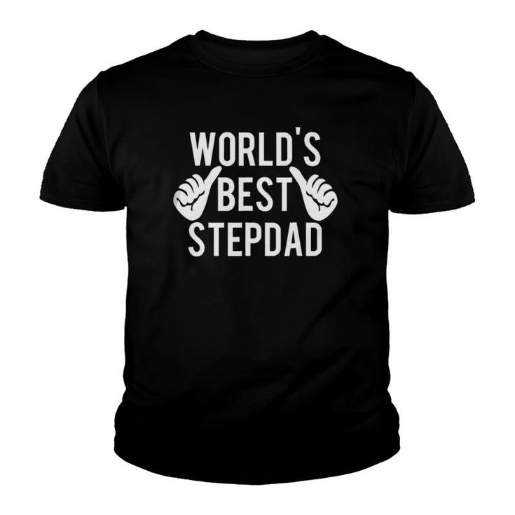 World's Best Step Dad - Great Father's Day Gift Idea Youth T-shirt