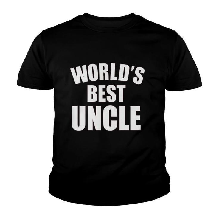 Worlds Best Uncle Youth T-shirt