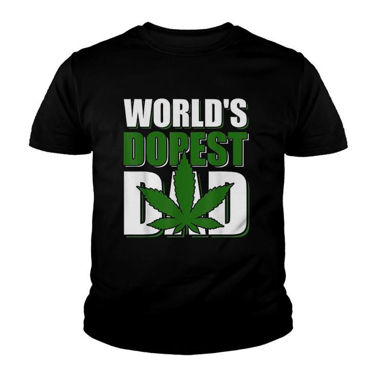 Worlds Dopest Dad Youth T-shirt