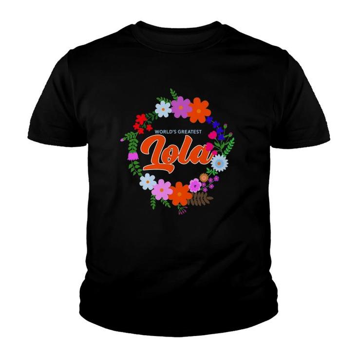 World's Greatest Lola - Filipino Lola Youth T-shirt