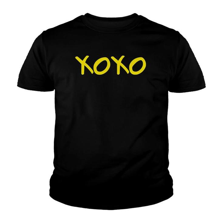 Xoxo Hugs And Kisses Valentine's Day Youth T-shirt