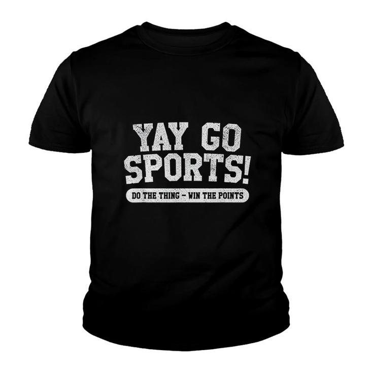 Yay Go Sports Funny Sports Youth T-shirt