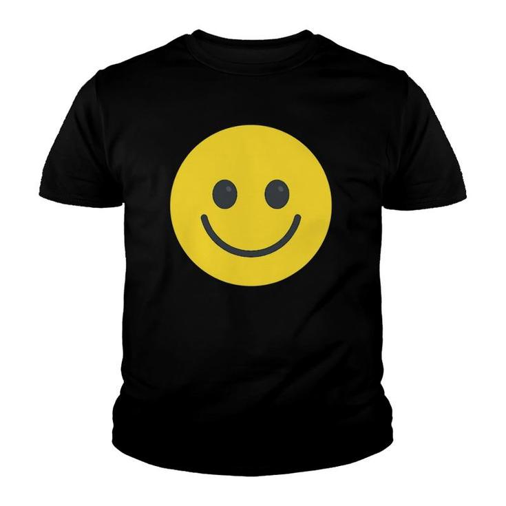 Yellow Smiling Face Retro Happy Vintage 90'S Party Youth T-shirt