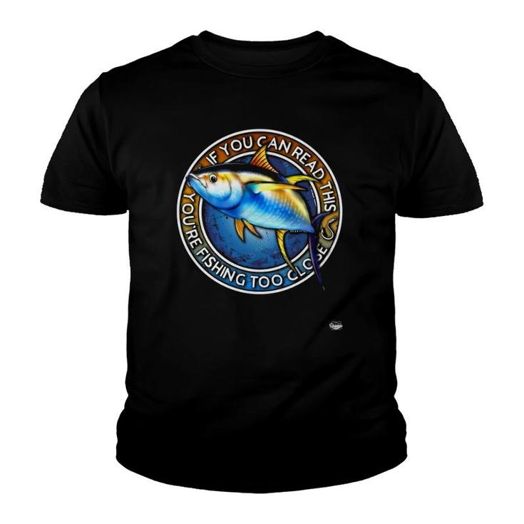 Yellowfin Tuna Fishing S For Men  Youth T-shirt