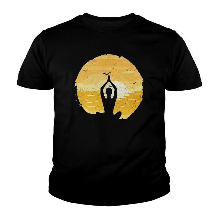 Yoga Sunset Meditation Zen Tank Top Youth T-shirt