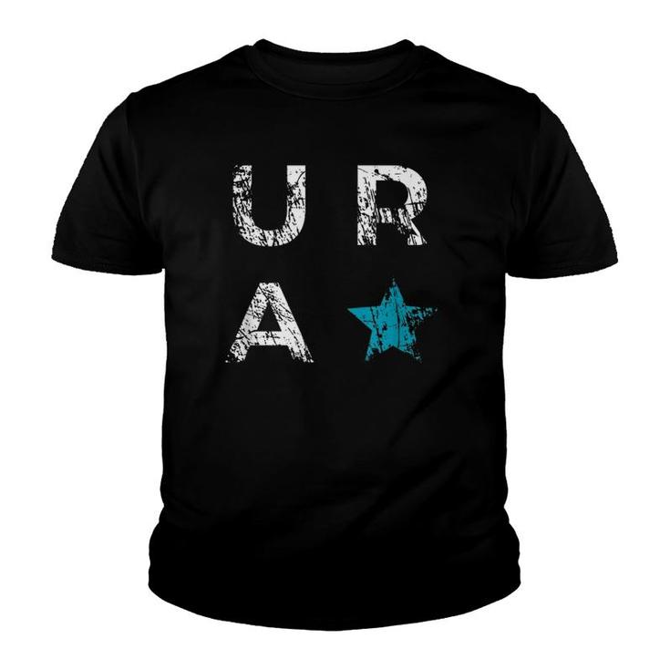You Are A Star - Retro Distressed Text Graphic Design Youth T-shirt