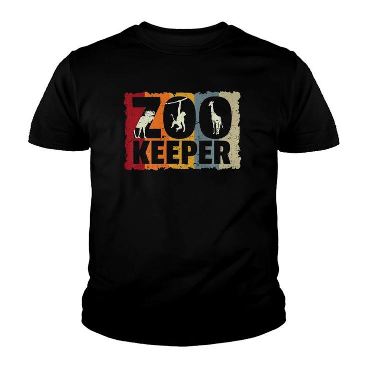Zookeeper Zoo Animal Explorer Fun Safari Jungle Holiday Gift  Youth T-shirt