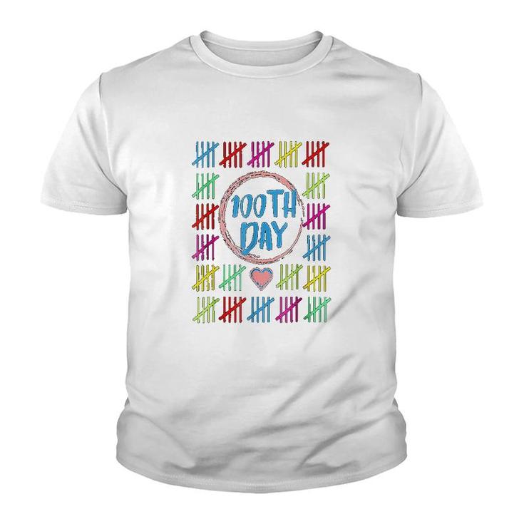 100 Days Smarter Counting Youth T-shirt