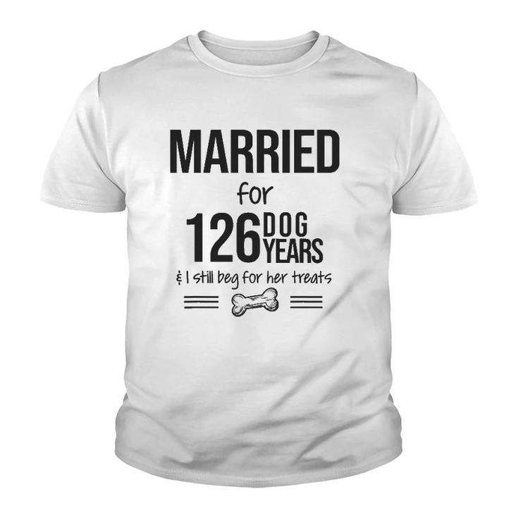 18 Year Anniversary Gift, 18Th Wedding Anniversary For Him Youth T-shirt