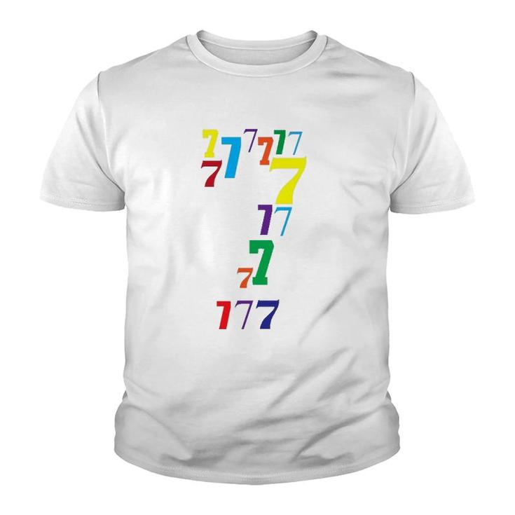 7 Years Old Birthday - 7Th B-Day Number 7 Ver2 Youth T-shirt