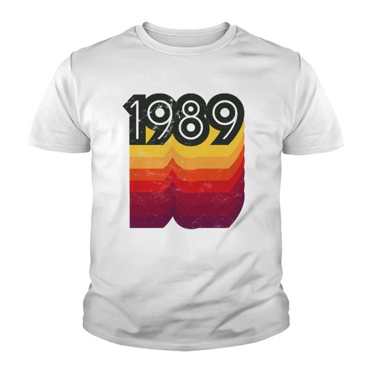 80S Style Retro 33Rd Birthday Vintage 1989 Gift Youth T-shirt