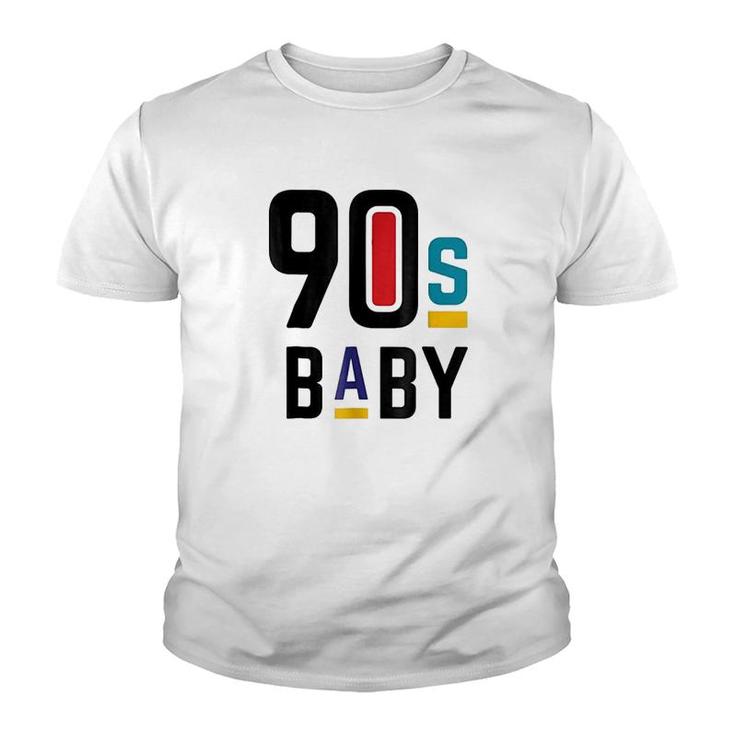 90s Baby Born In The 90s Youth T-shirt