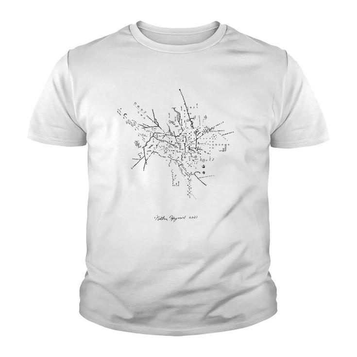 Abstract Line Drawing Art Lover Youth T-shirt