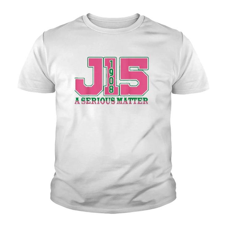 Aka Women J15 Founders' Day 1908 A Serious Matter Pink Green Youth T-shirt