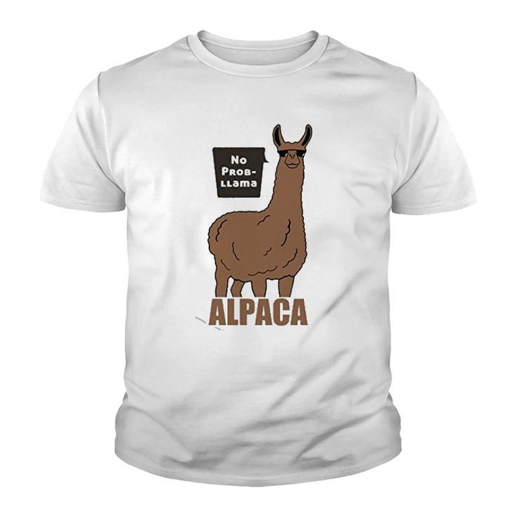 Alpaca Shop830 Alpaca Normal Youth T-shirt
