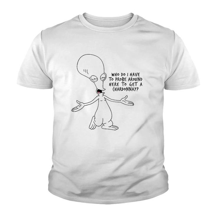 American Dad Who Do I Have To Probe Youth T-shirt