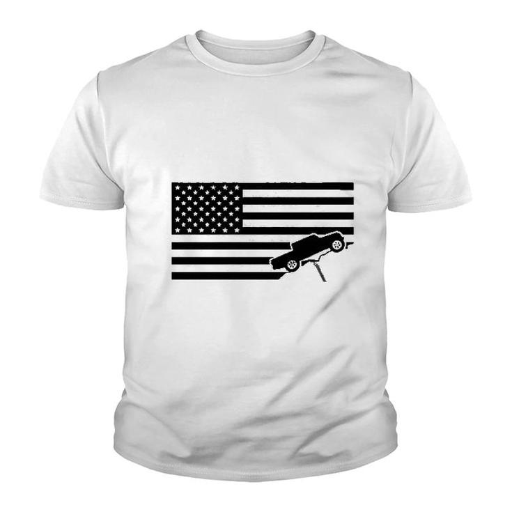 American Flag Usa Gladiator Youth T-shirt