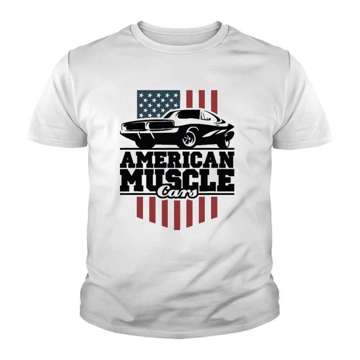 American Muscle Cars For High-Performance Car Lovers Youth T-shirt