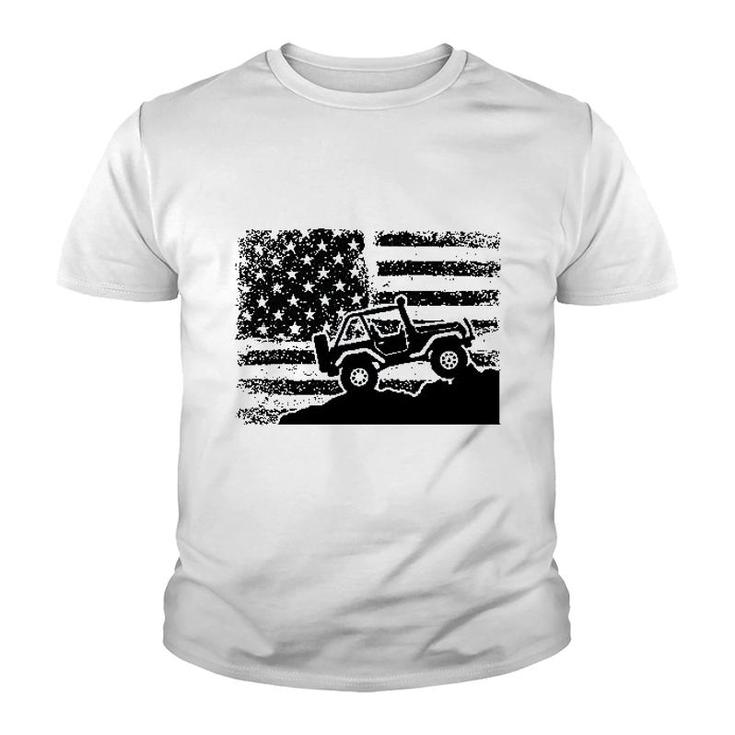 American Us Flag Youth T-shirt
