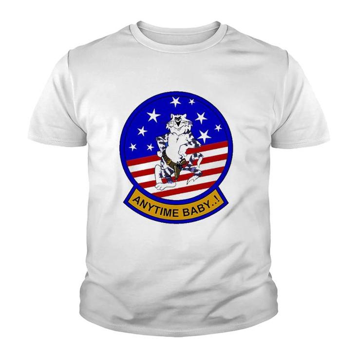 Anytime Baby F14 Tomcat Men’S Youth T-shirt