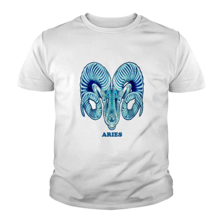Aries Astrology Zodiac Sign Horoscope Youth T-shirt