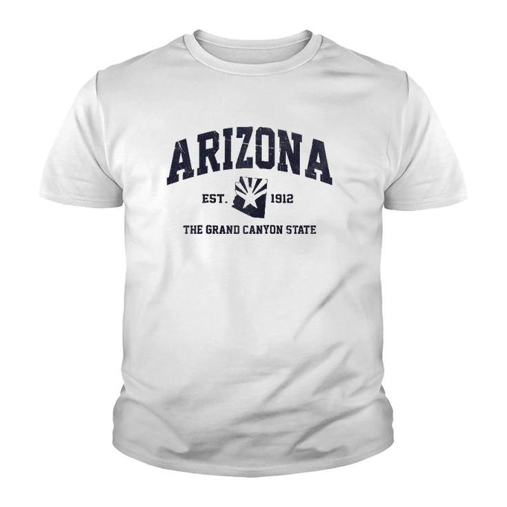 Arizona Az Usa Vintage State Athletic Style Gift Youth T-shirt