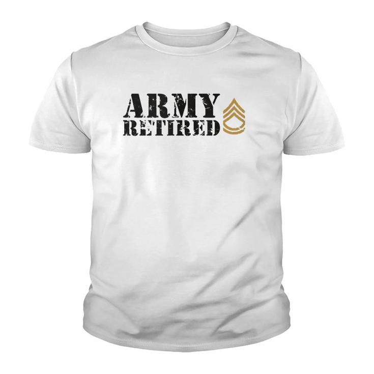 Army Sergeant First Class Sfc Retired  Youth T-shirt