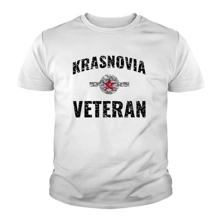 Army War In Krasnovia Veteran Youth T-shirt