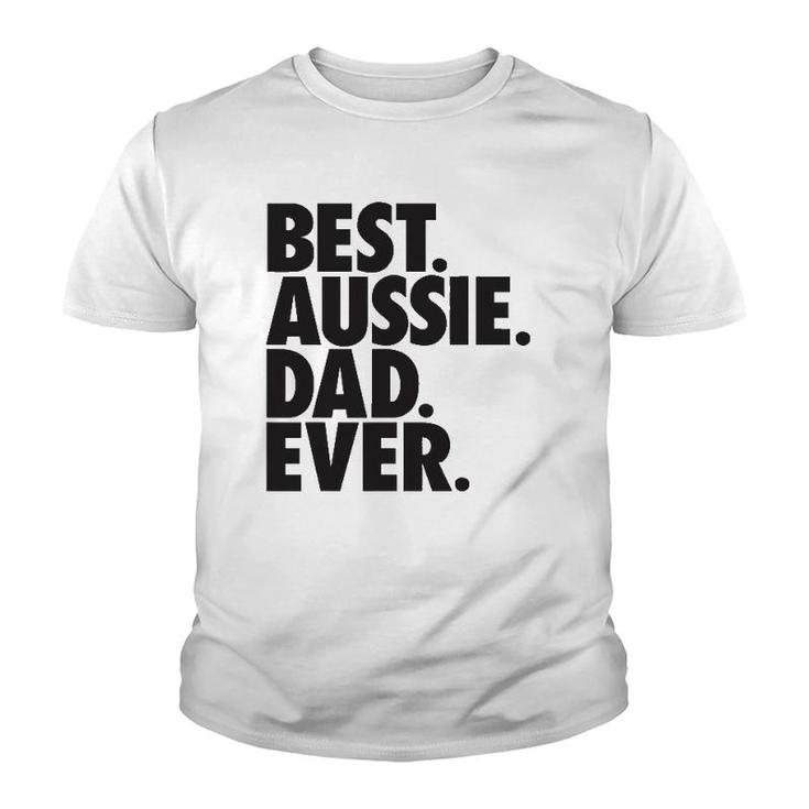 Aussie Dad - Australian Shepherd Dog Dad Gift Youth T-shirt