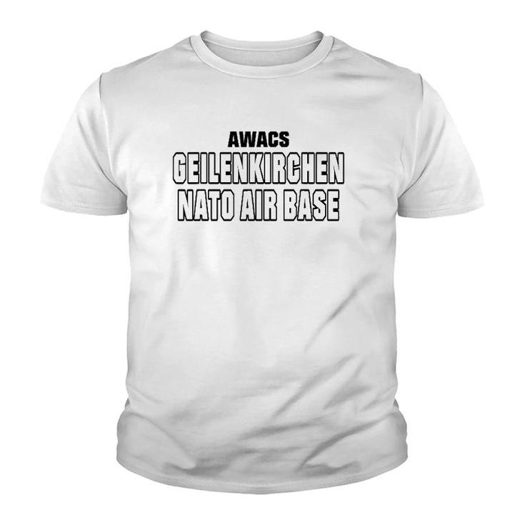 Awacs Nato Air Base Geilenkirchen Us Army Usaf Air Force Youth T-shirt