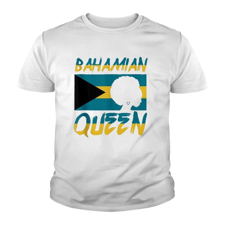 Bahamian Queen Bahamas Flag Pride Home Country Heritage  Youth T-shirt