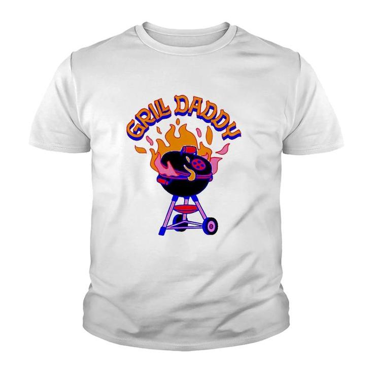 Bbq Grill Daddy Father's Day Gift Youth T-shirt
