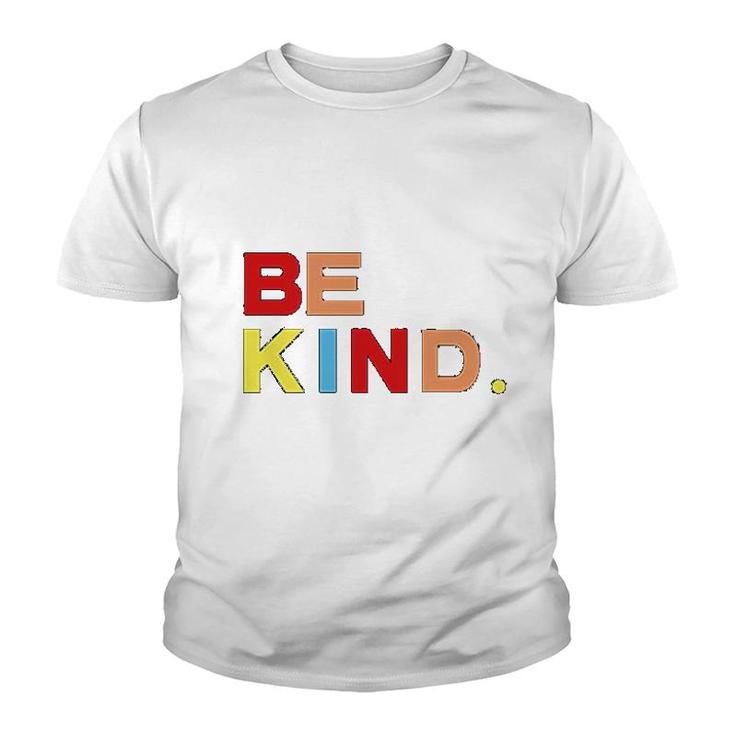 Be Kind Cute Letter Youth T-shirt