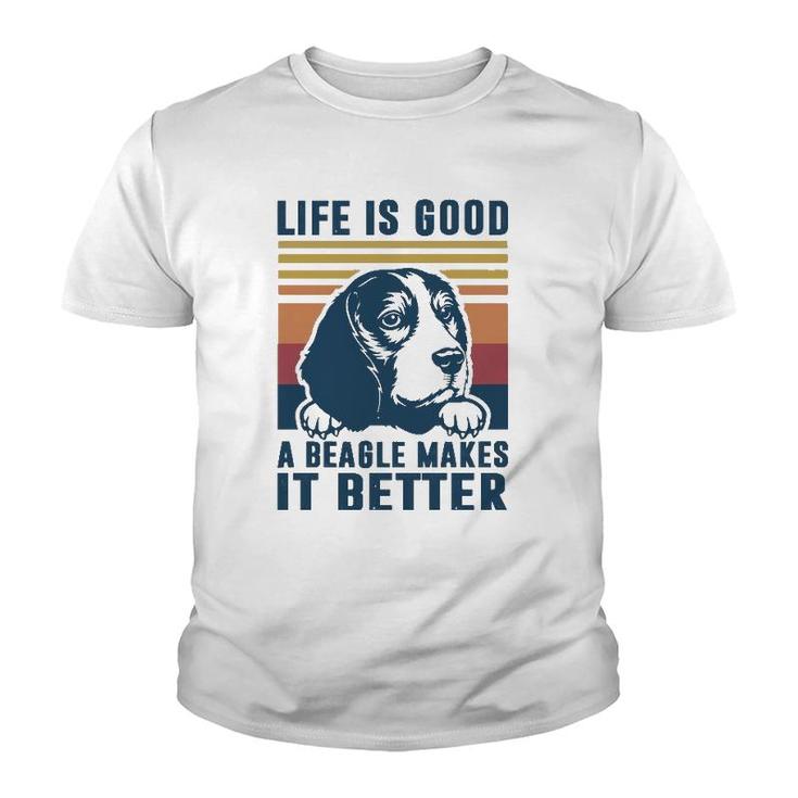 Beagle Gifts For Men Women Beagle Dog Mom Dad Beagle  Youth T-shirt