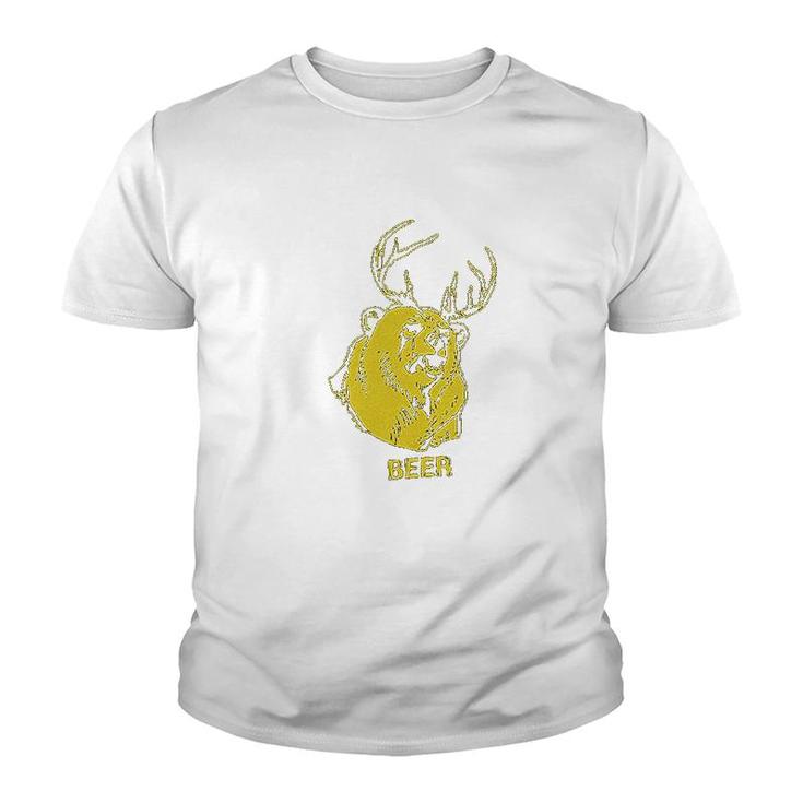 Beer Bear Youth T-shirt