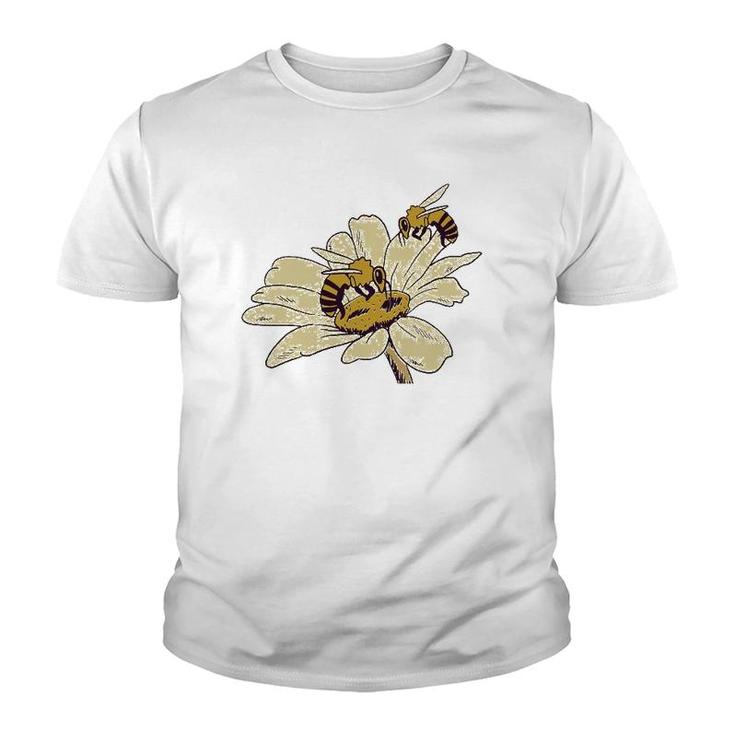 Bees On Flower Beekeeper Gift Youth T-shirt