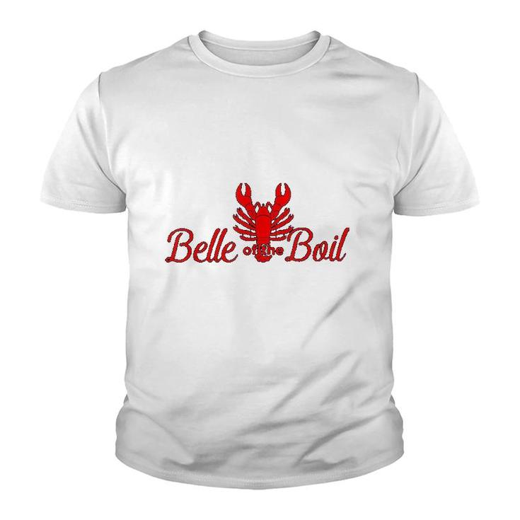 Belle Of The Boil Seafood Crawfish Boil  Lobster Party Youth T-shirt