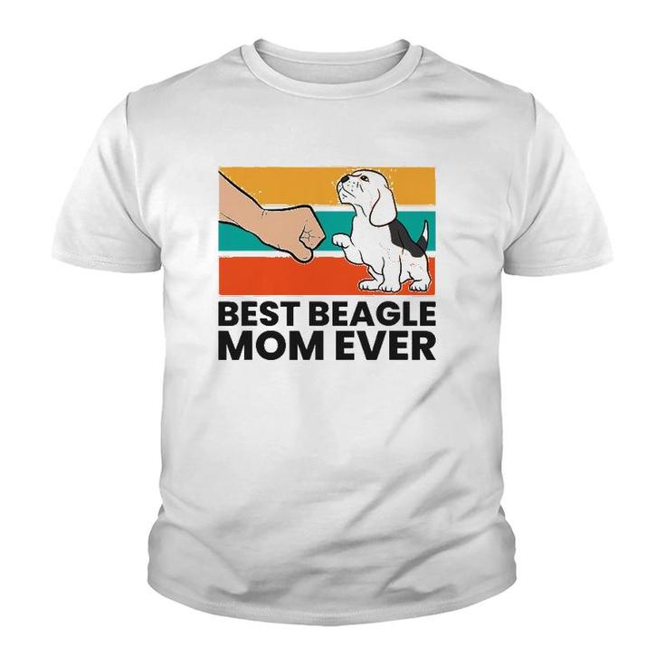 Best Beagle Mom Ever Mother Of Beagle Dog Youth T-shirt