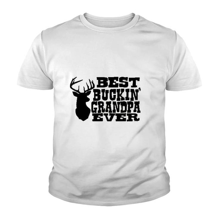 Best Buckin Grandpa Ever Youth T-shirt