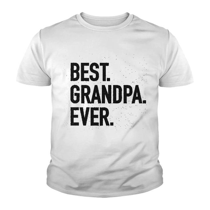 Best Grandpa Ever Modern Fit Youth T-shirt