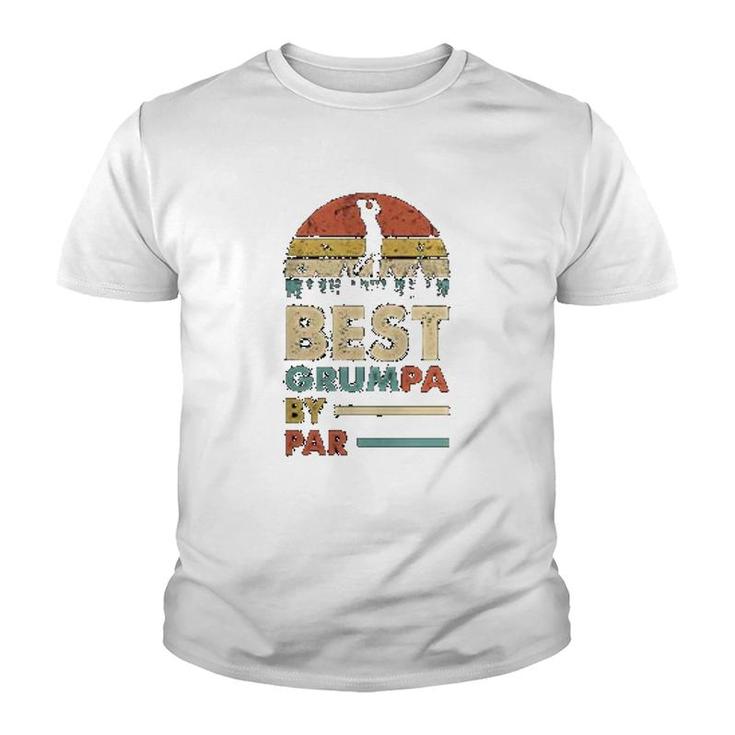 Best Grumpa By Par  For Golf Lover Youth T-shirt