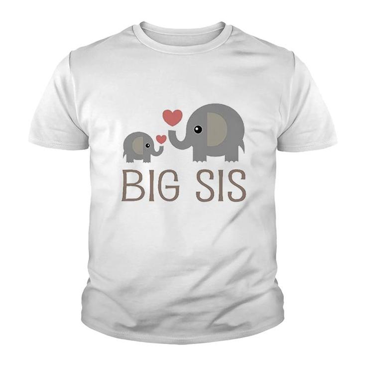 Big Sis Elephant Youth T-shirt